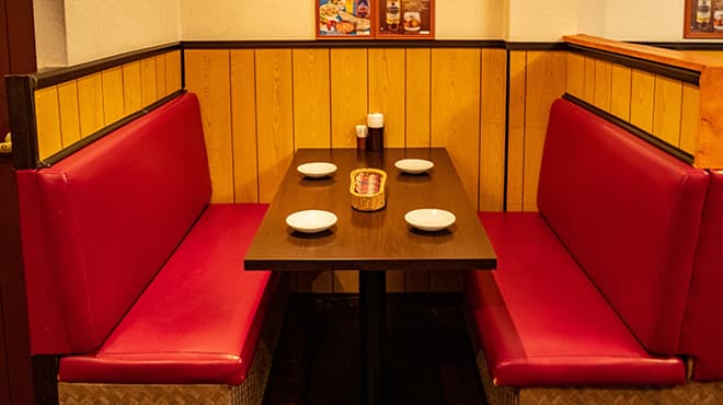Four-seat booth at Sakura Asian Dining & Bar