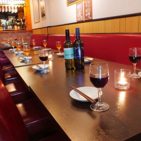 Restaurant interior at Sakura Asian Dining & Bar